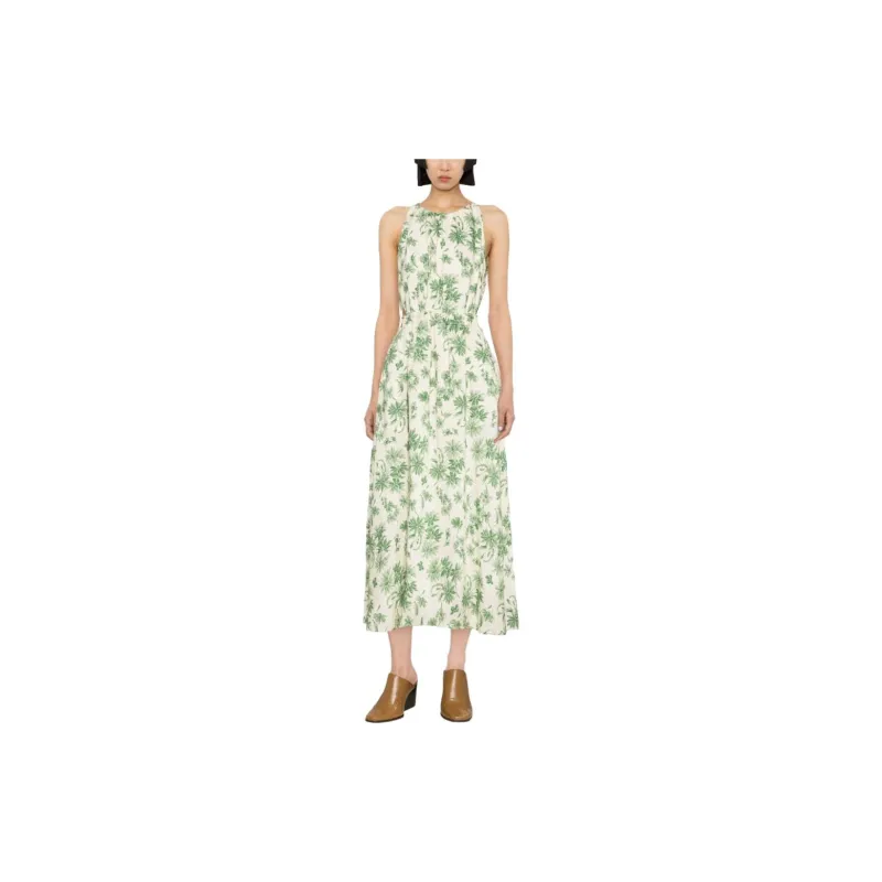 Sandro Sleeveless Dress Women's Green-1