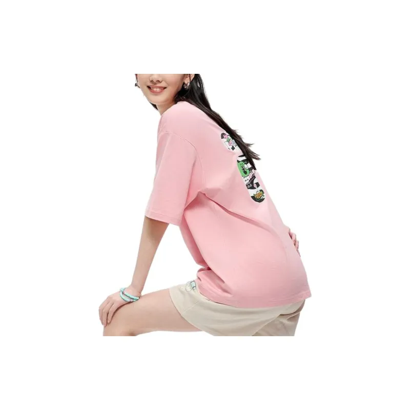 FILA FUSION T Shirts Women's Youth Pink-3