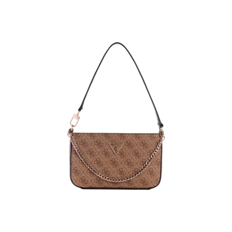 GUESS Polyurethane Handbag Shoulder Bag Mini Women's Brown-0