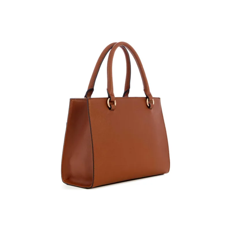 GUESS Artificial Leather Handbag Shoulder Bag Crossbody Bag Regular Women's Brown-1