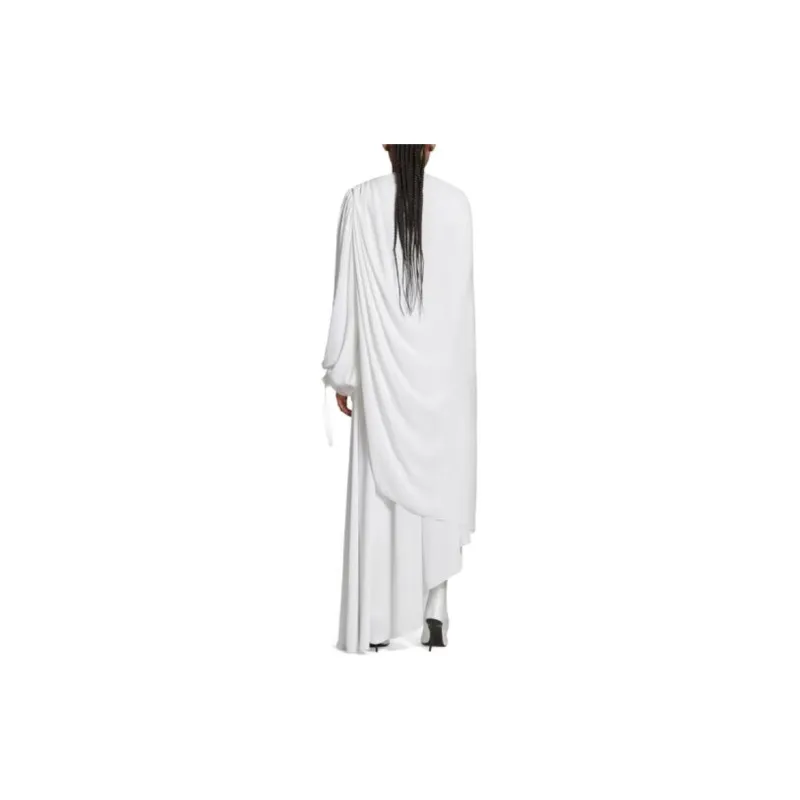 Balenciaga All In Asymmetric Maxi Dress-4