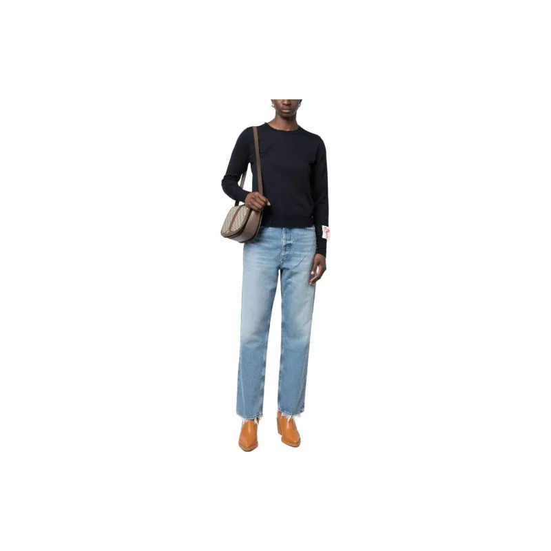 Golden Goose Logo Patch Knit Jumper-1