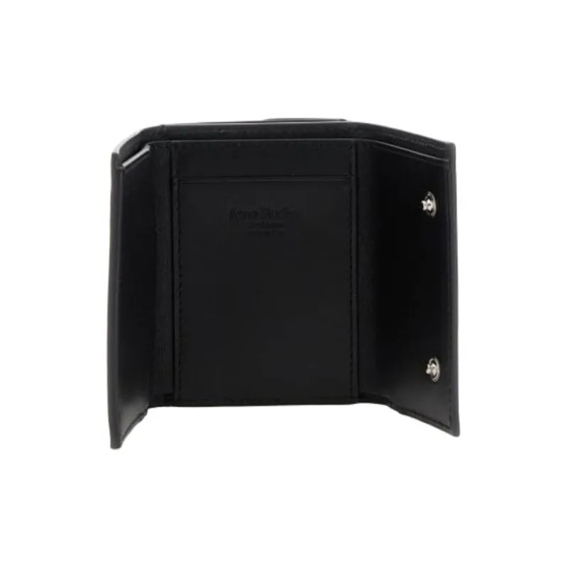 Acne Studios Calfskin Wallet Women's Black-4