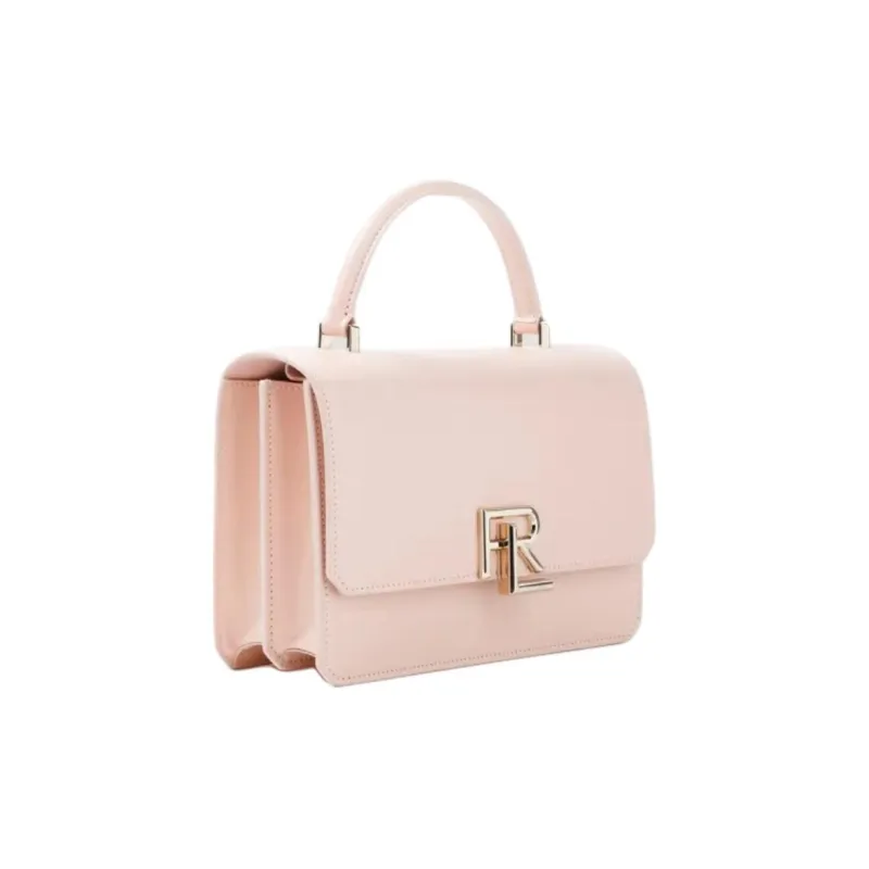 Ralph Lauren Leather Crossbody Handbags Small Size Women's Blush-1