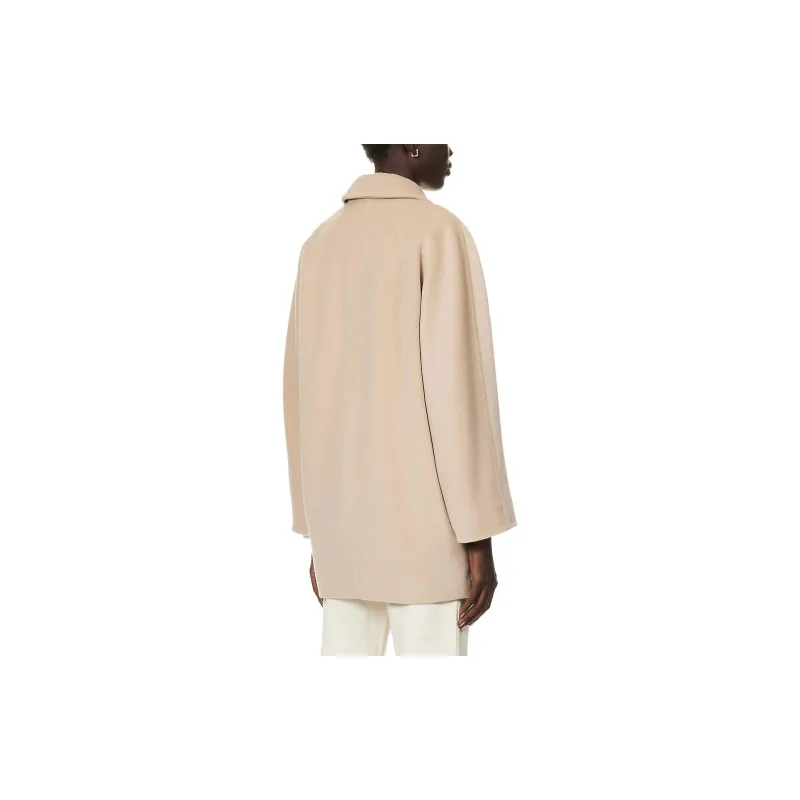 MaxMara Double Breasted Long Sleeved Coat-3