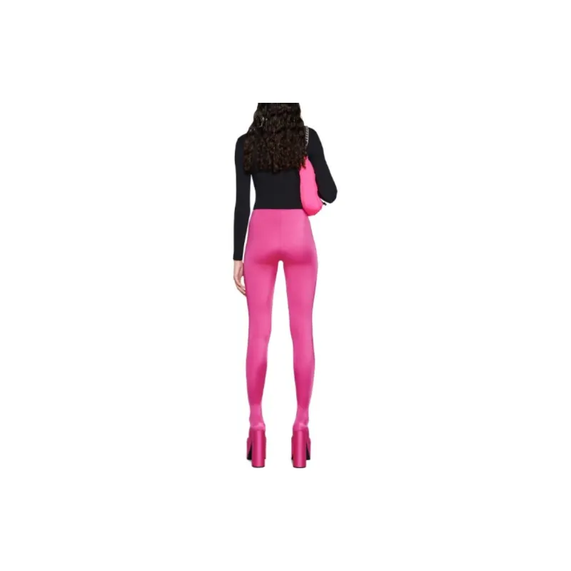 Balenciaga Leggings Women's Bright Pink-2