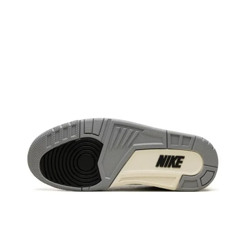 Jordan AIR JORDAN 2/3 Slip Resistant Cushioning Abrasion Resistant Low Top Children's Basketball Shoes White Teenagers-4