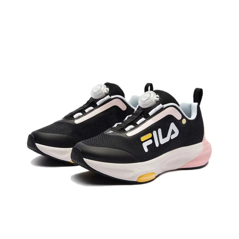 FILA KIDS BOA Low Top Kids' Training Shoes Black Pink Teenagers-3