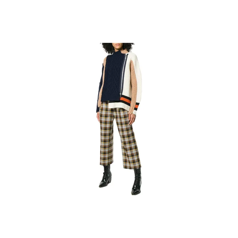 MIU MIU FW22 Casual Pants Women's Yellow-1
