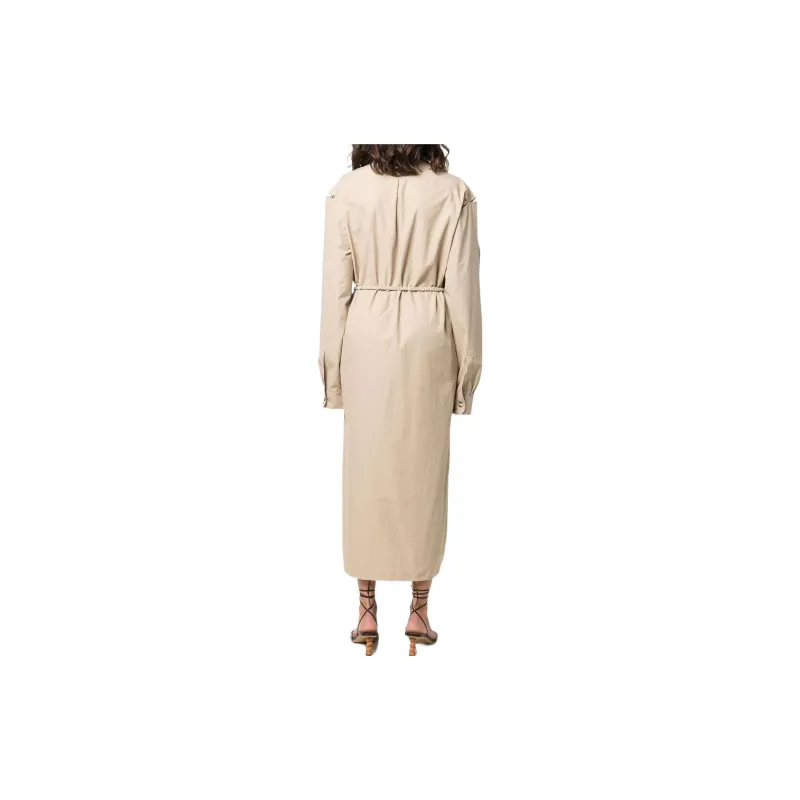 NANUSHKA Belted Button down Shirt Dress-2