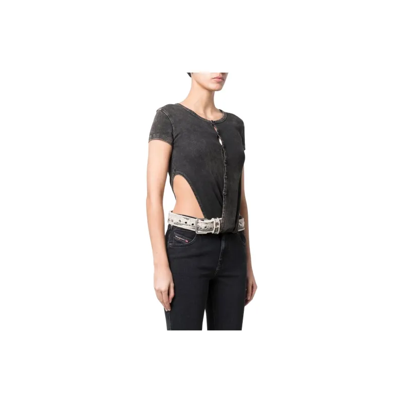 DIESEL Crop Tops Women's Black-2