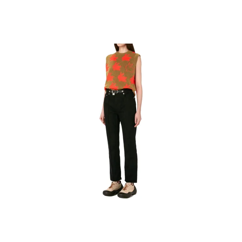 JW Anderson Padlock Detailed Slim Fit Jeans-3