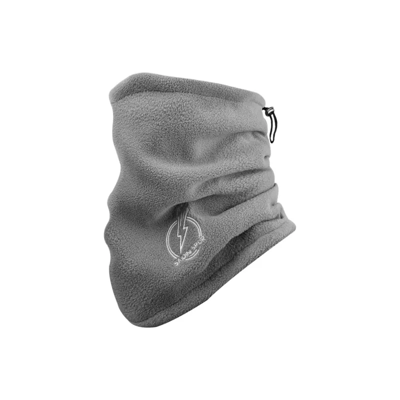 JIEKAI Riding Equipment Head Cover+Face Mask Unisex Polar Fleece 50 60CM Black Gray-4