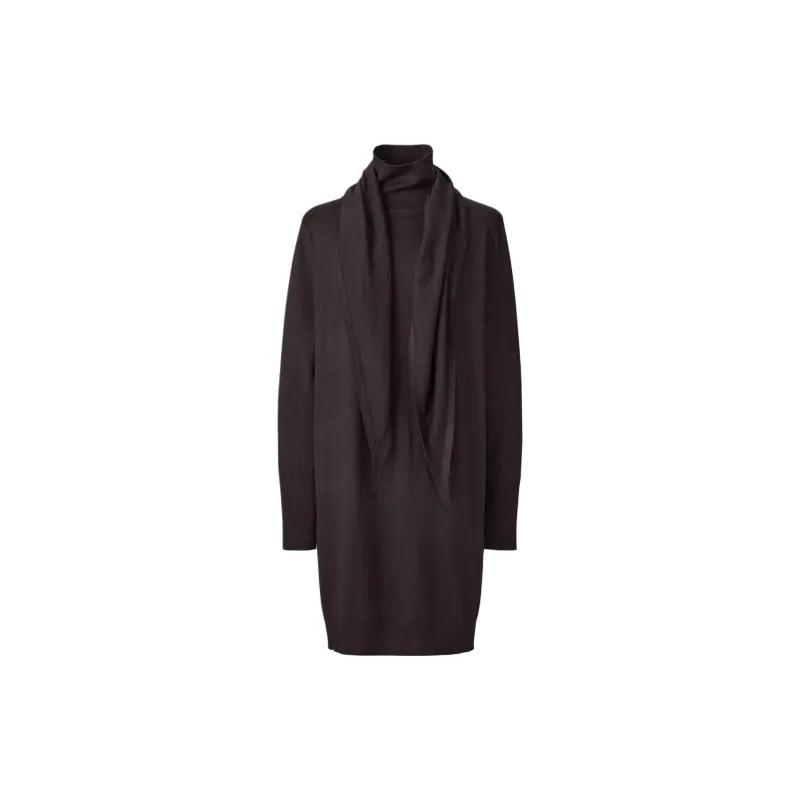 UNIQLO U Collection Long-Sleeved Dresses Women's Dark Umber-1