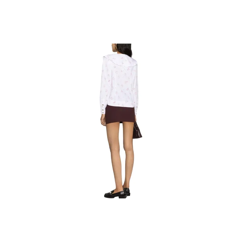 GANNI Shirts Women's White-2