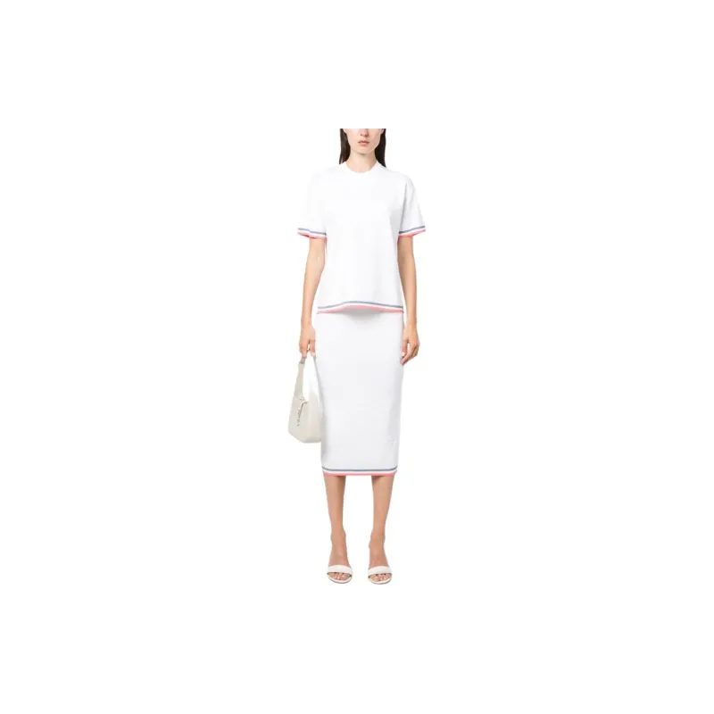 FENDI Monogram Detailed Crewneck T Shirt-3