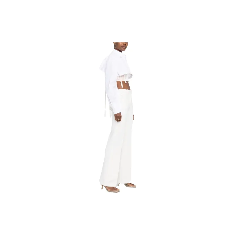 Jacquemus Crop Tops Women's White-2