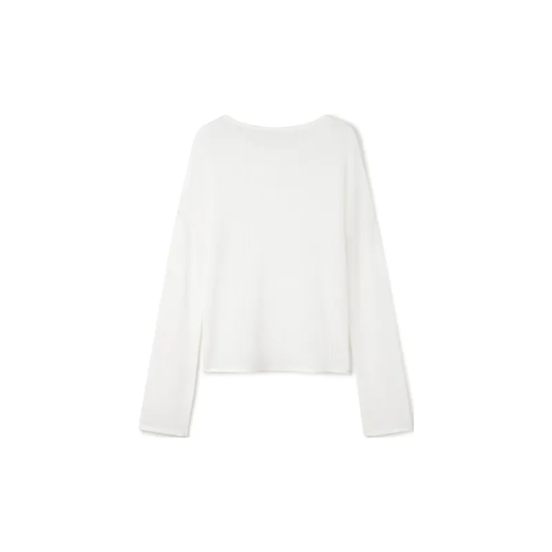 TKY SHOP Knitwear Women's Moon White-1