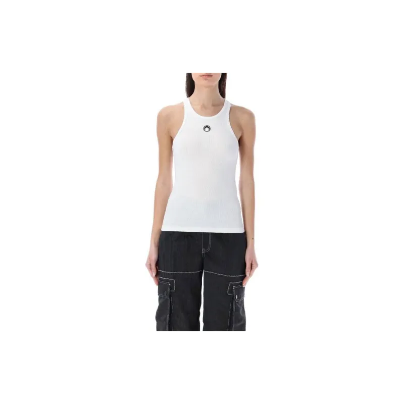 Marine Serre Tank Top Women's White-1