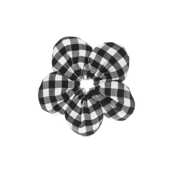 NICERURU Puff Fabric Floral Hair Tie Women's