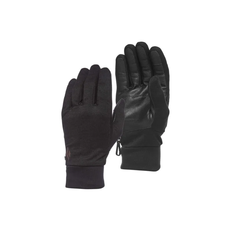 BLACK DIAMOND Nylon Wool Goat Skin Gloves Men's Black-0