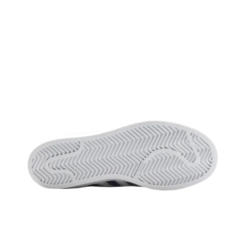 Adidas Originals Pro Model Wear resistant And Lightweight Mid Top Kids' Skateboarding Shoes Blue White Teenagers-4