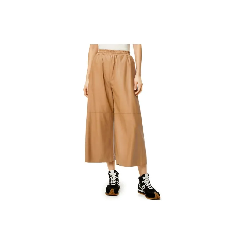 LOEWE Cropped Trousers 'Toffee'-2