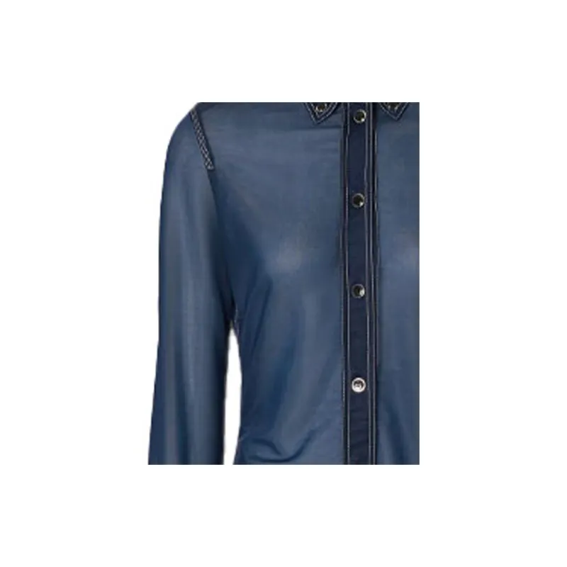 Burberry Shirts Women's Blue-6