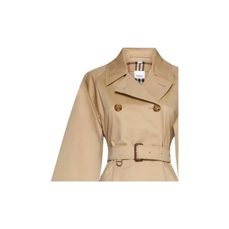 Burberry Gabardine Trench Coat 'Honey'-1