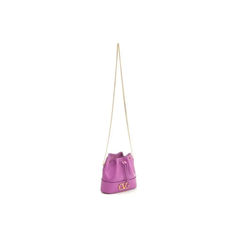 Valentino VLogo Signature Drawstring Mini Bucket Bag-1