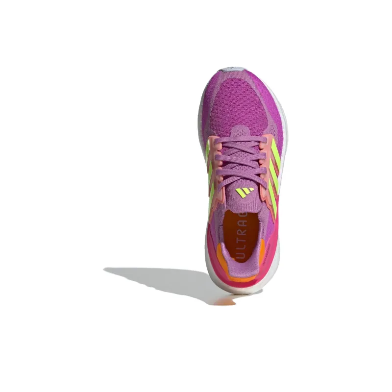 Adidas Ultraboost 5.0 Anti Kick, Abrasion Resistant, And Breathable Low Top Kids' Running Shoes Purple Yellow Teenagers-4