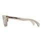 Transparent Gray White/Light Brown Gold