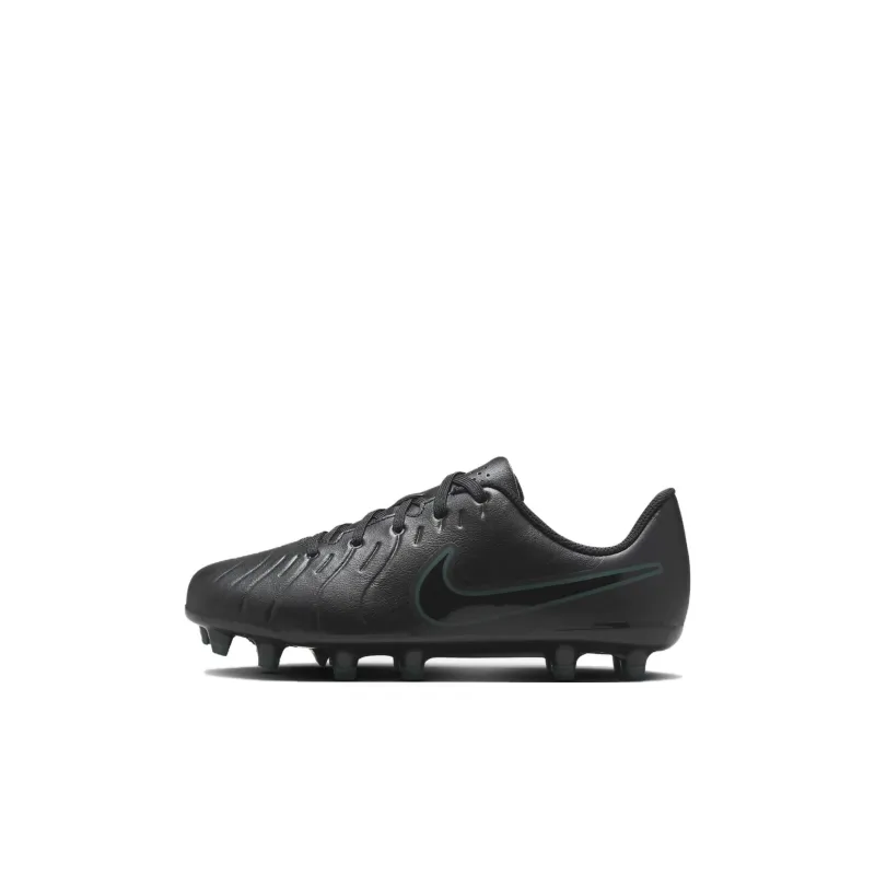 Nike Tiempo Legend 10 Abrasion Resistant Low Top Kids' Soccer Shoes Black Kids'-0