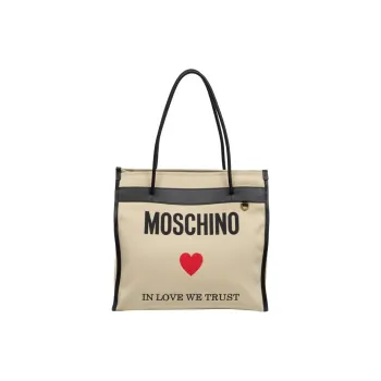 MOSCHINO Open-Top Shopper Bag