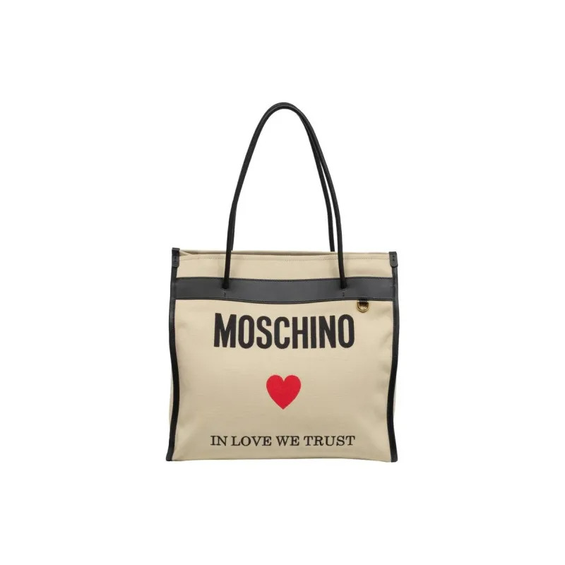 MOSCHINO Open-Top Shopper Bag-0