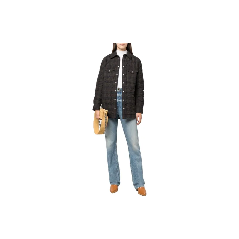 ISABEL MARANT ETOILE Quilted Checked Shirt-1