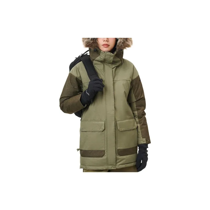 Columbia City Outdoor Collection Down Jacket Women's Green-2