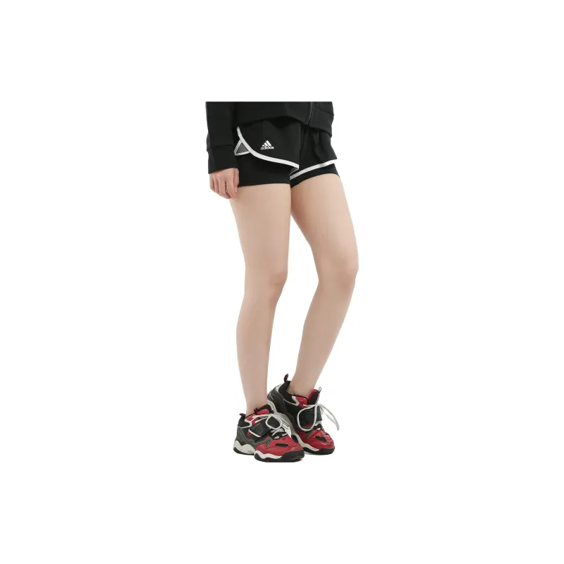 Adidas Casual Shorts Women's Black-3