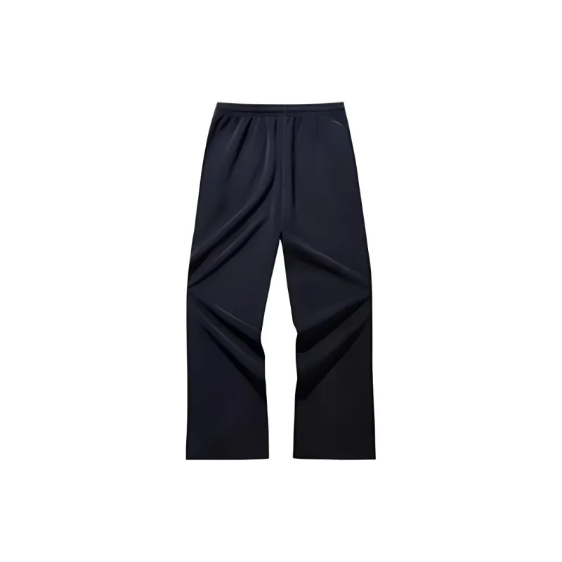 Anta x NEIXINXIAOHAI LIANMINGKUAN Life Collection Knitted Sports Pants Women's Legend Blue-1