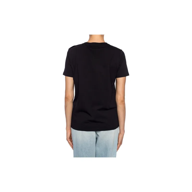 BALMAIN T-Shirts Women's Black-3