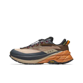 Anta Cushioning Anti Slip And Wear Resistant Low Top Casual Running Shoes Men's Brown Gray
