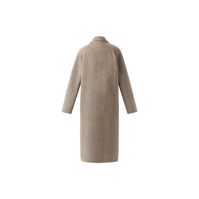 GOELIA Coats Women's 36H Heather Camel-2