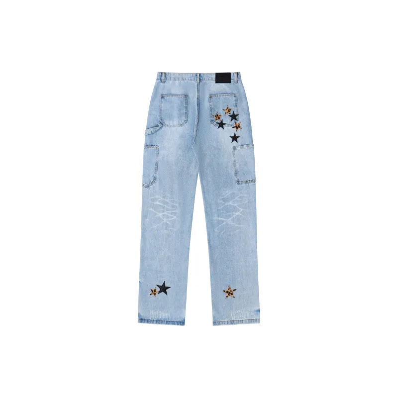 HARSH AND CRUEL Jeans Unisex-6