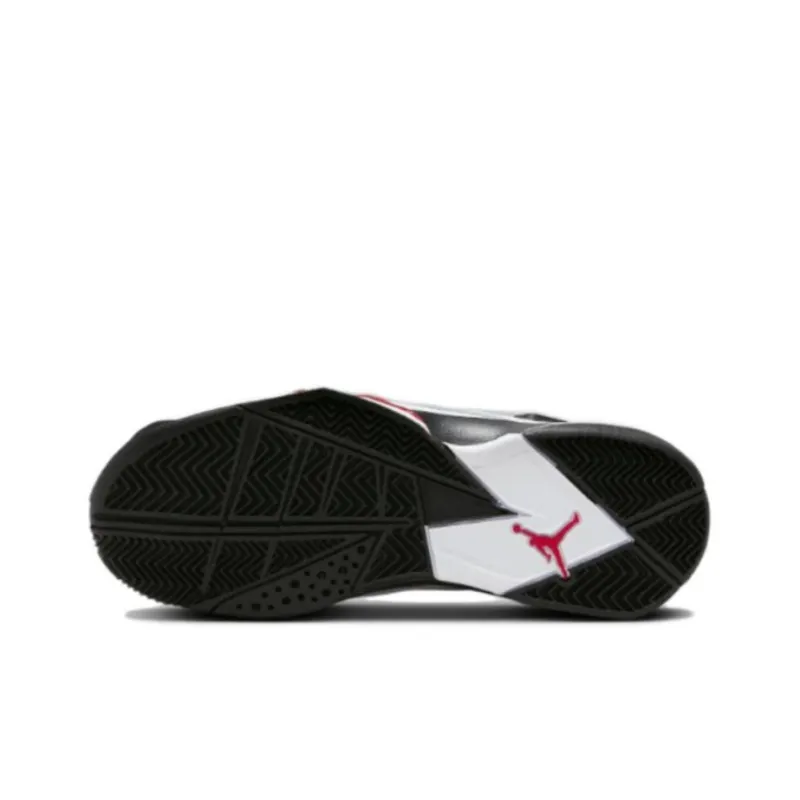 Jordan True Flight White/Varsity Red-Black GS-5