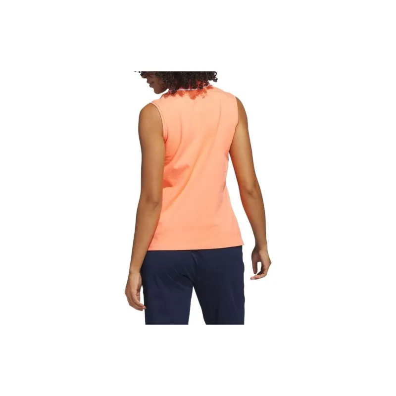 Adidas Polo Shirts Women's Coral Orange-3