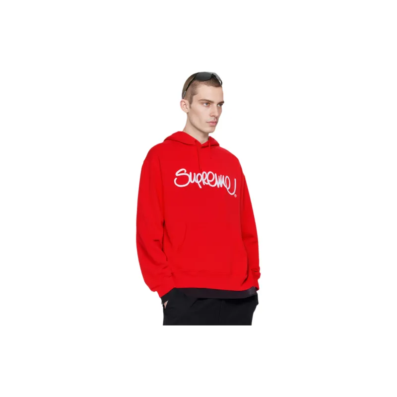 Supreme Raised Handstyle Hooded Sweatshirt-3