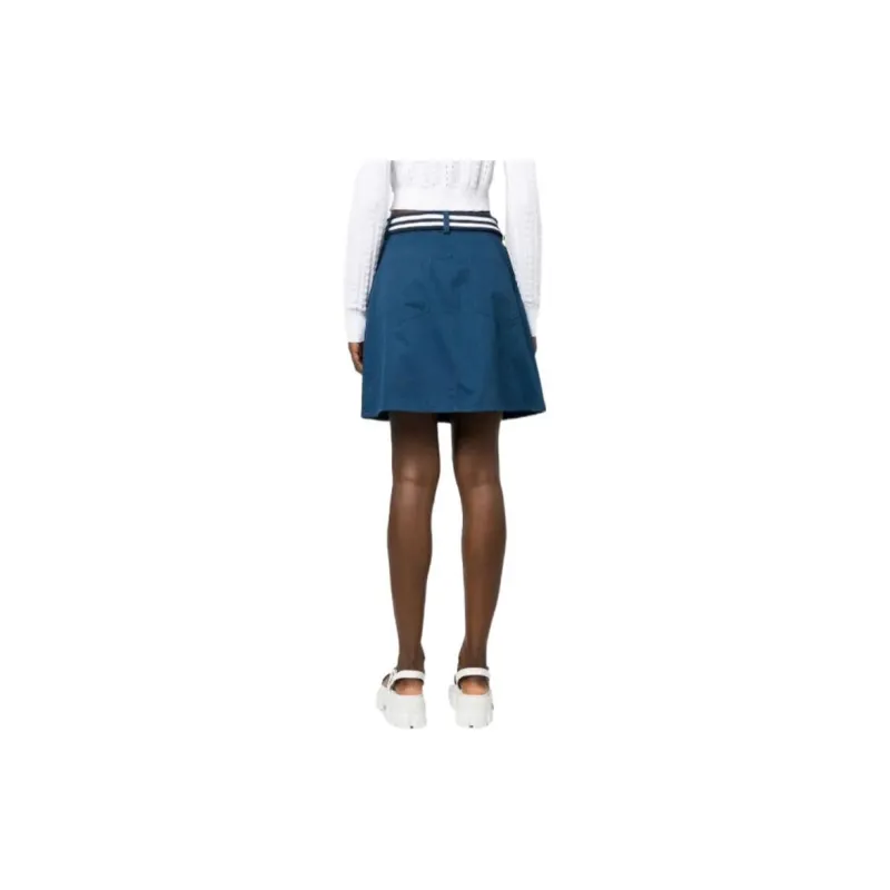 LOVE MOSCHINO Casual Short Skirts Women's Blue-3