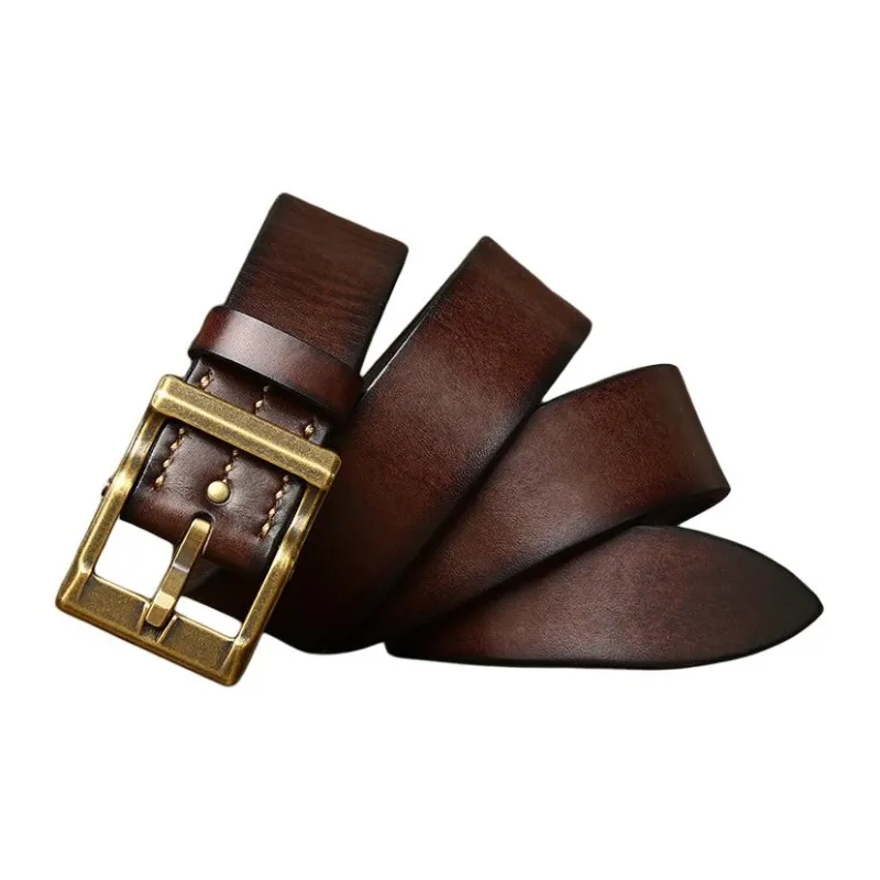 JEANSWEST Cow Leather Leather Belts Men's 3.8cm-8