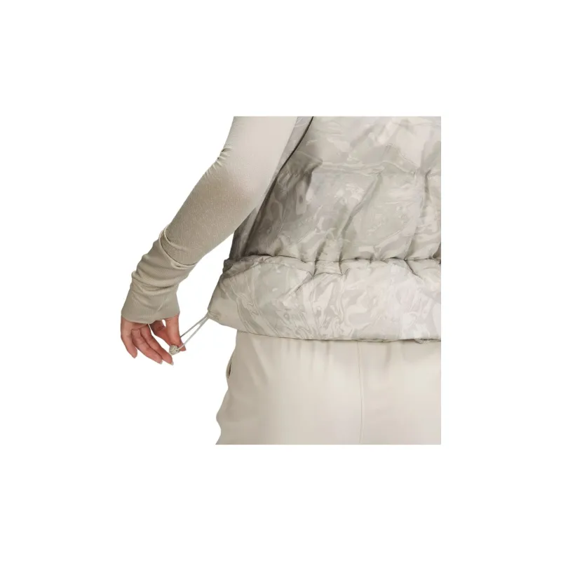 Lululemon Transformable Series Down Jacket Women's Maple Leaf Shaped Light Gray Mixed Color-4