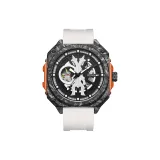 Gray Case White Strap